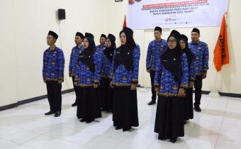 Pelantikan dan pengambilan sumpah janji pegawai pemerintah dengan perjanjian kerja di lingkungan sekretariat Bawaslu Kabupaten Natuna