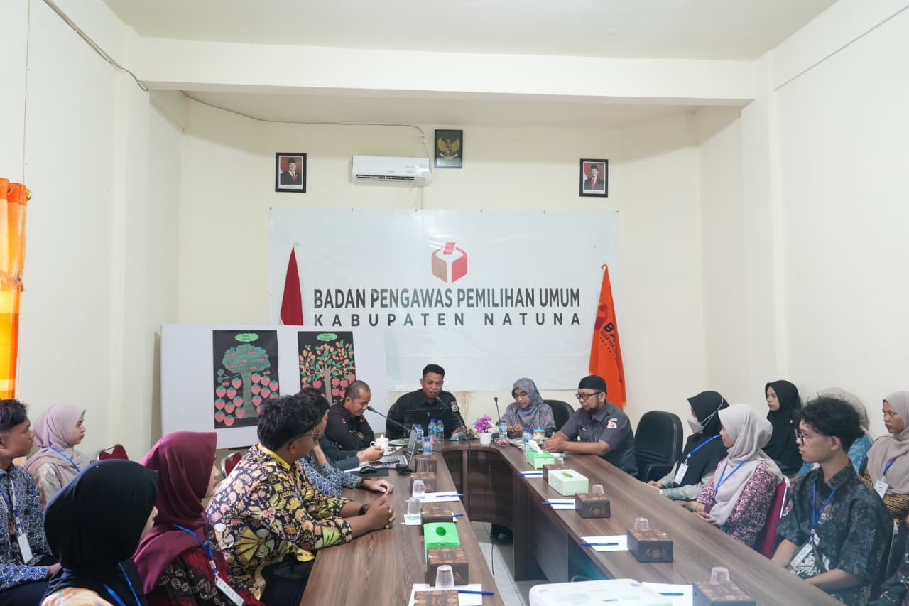 Kegiatan Pendidikan Pengawas Partisipatif (P2P) Bawaslu Kabupaten Natuna yang dilaksanakan pada (4/08/2026) di Kantor Sekretariat Bawaslu Kabupaten Natuna