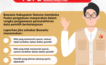 Bawaslu Natuna buka posko pengaduan masyarakat terkait pemutakhiran data pemilih berkelanjutan