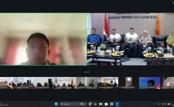 Screenshot kegiatan Rapat Pembinaan dan Penguatan Kelembagaan bagi Bawaslu Provinsi dan Bawaslu Kabupaten/Kota (25/06/2026)