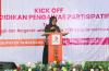 Lolly Suhenty Anggota Bawaslu RI pada saat membuka Kick Off P2P yang dilaksanakan di Kabupaten Tangerang (12/05/2026)